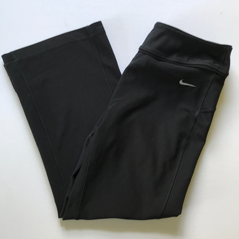 Nike FITory Nike Fit Black Work Out Capri Pants - Picture 1 of 6